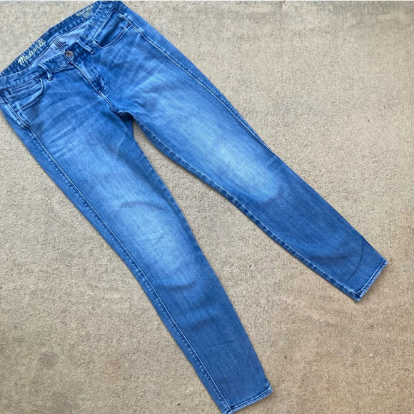 Madewell 9" Mid-Rise Skinny Skinny Ankle Jeans Size 26 - Picture 3 of 5